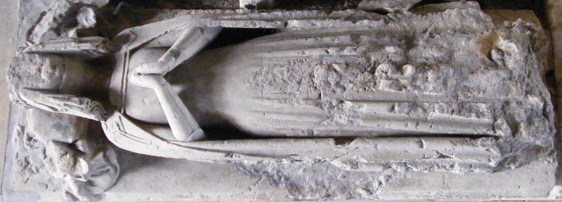 West Tanfield - St Nicholas Maude Marmion nee Furnival 1360 wife of John Marmion